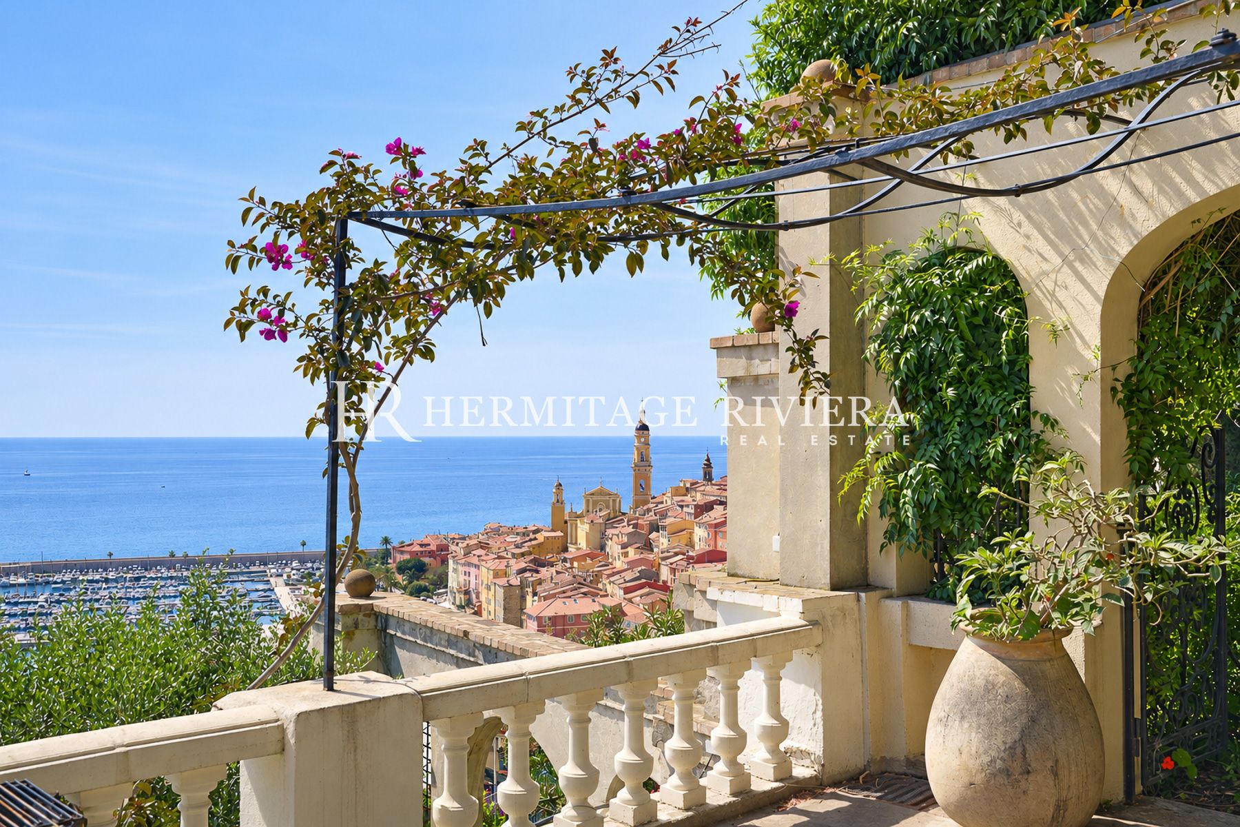 Villa i Menton Garavan Belle Epoque villa - Rolig - Havudsigt panoramaudsigt (billede 11)