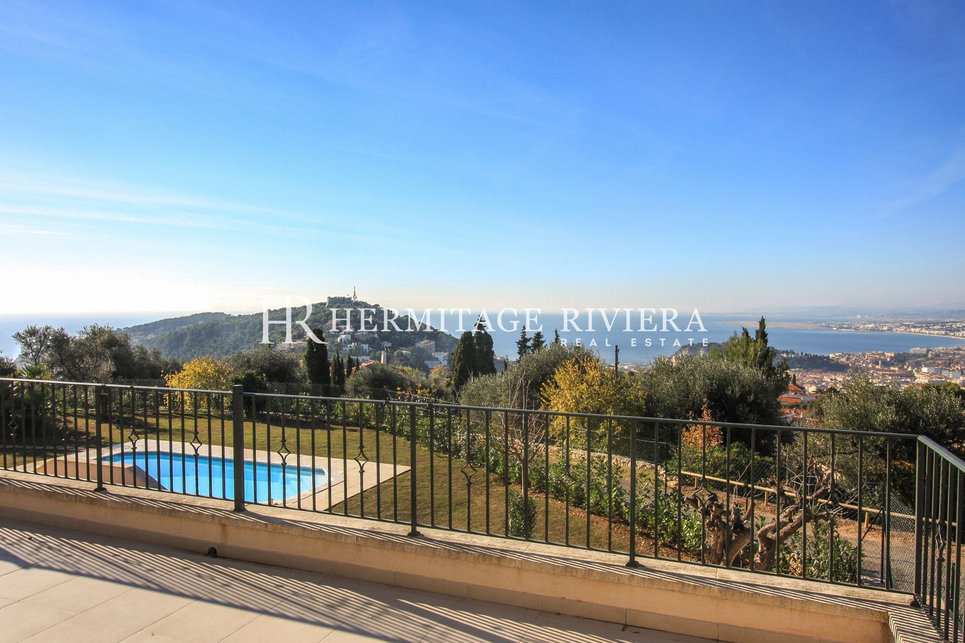 Vista sulla baia di Nizza - Piscina (immagine 3)