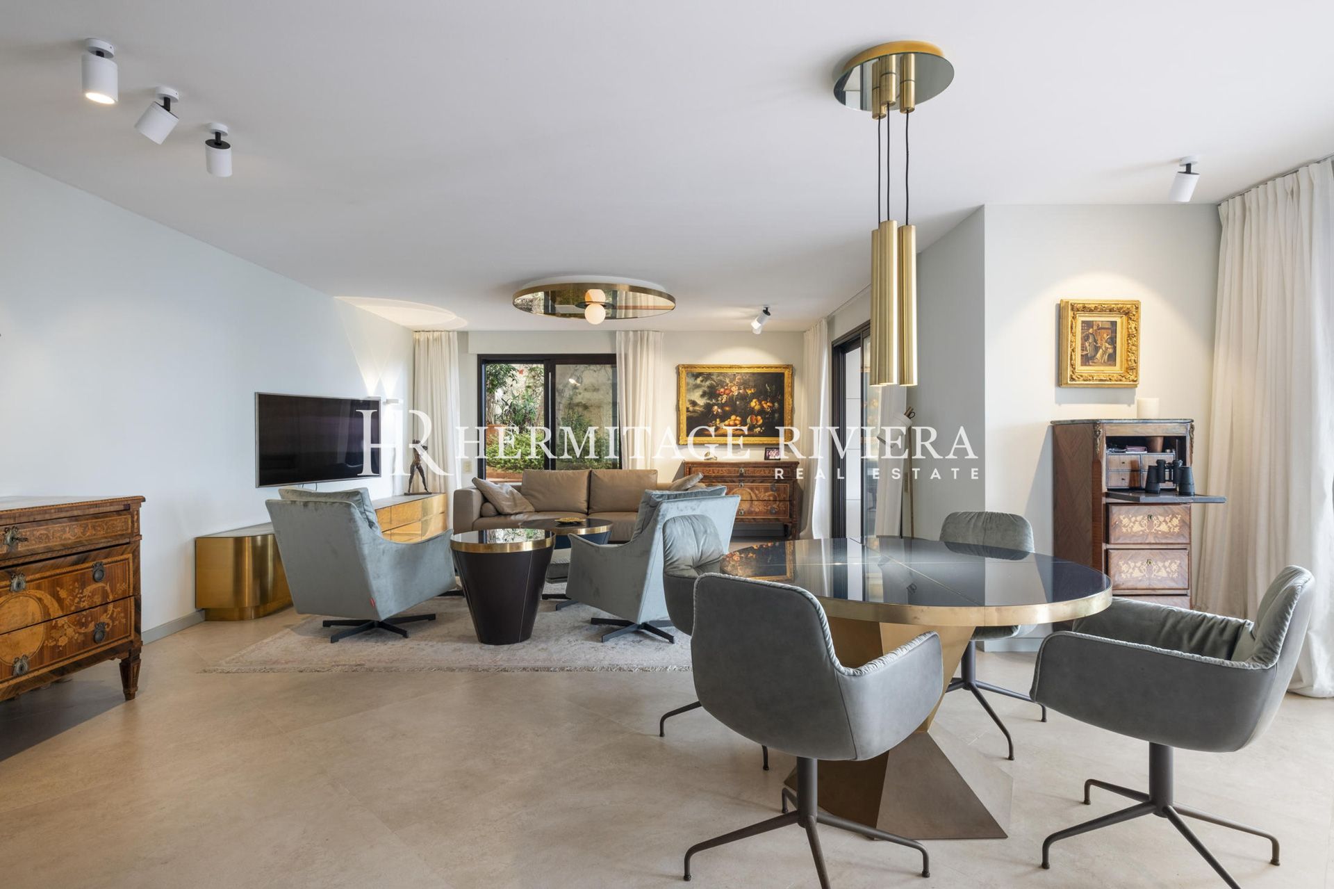 Vue mer d'un penthouse à vendre à Cap-d'Ail