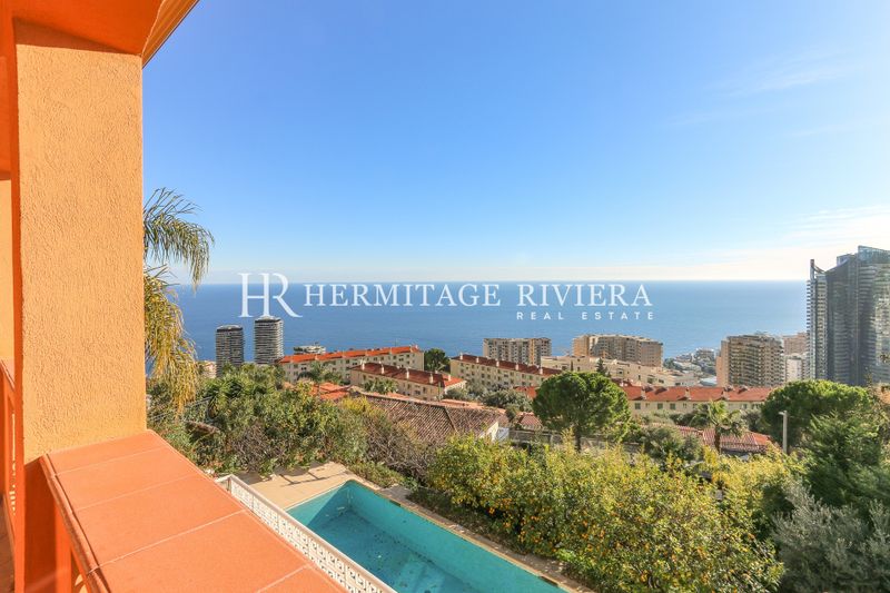 Ansicht Monaco - Meerblick - Pool - Abgeschlossenes Anwesen