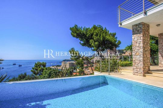 Contemporary villa overlooking Monte Carlo Beach