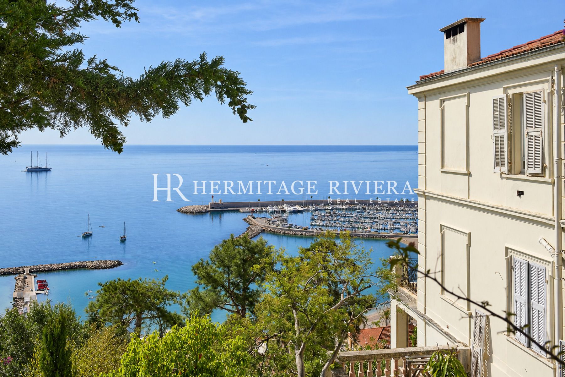 Villa i Menton Garavan Belle Epoque villa - Rolig - Havudsigt panoramaudsigt (billede 4)