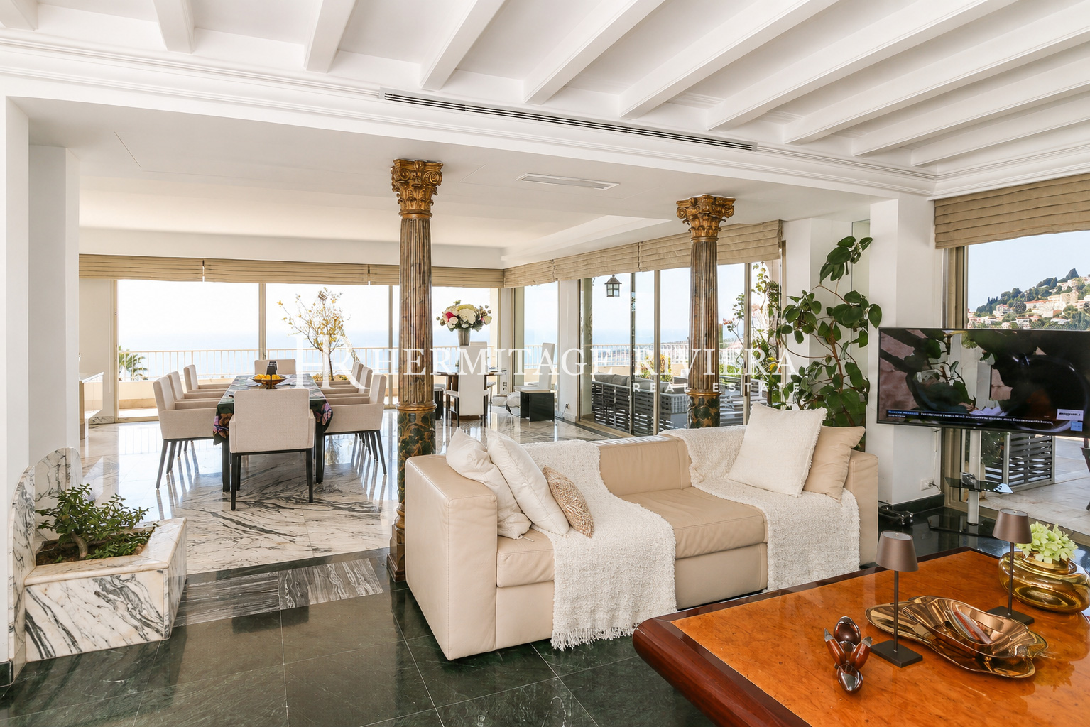 Penthouse in Menton Garavan Penthouse - Breathtaking panoramic sea views - Terrace  (image 16)