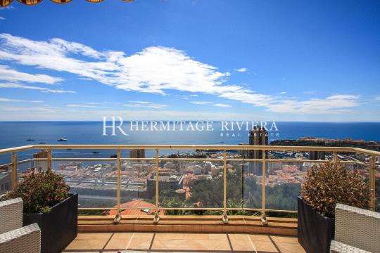 Apartment in luxury residence overlooking Monaco