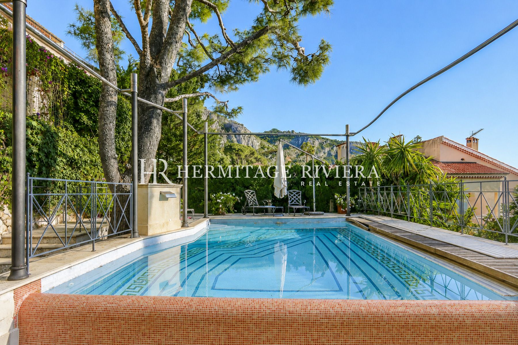 Villa i Eze-sur-Mer Havudsigt - Tæt på strand - Pool (billede 6)
