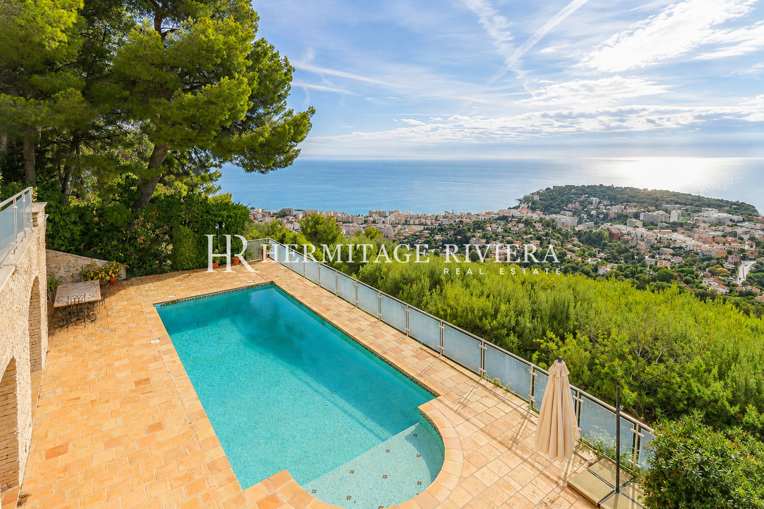 Villa i Roquebrune-Cap-Martin Provencalsk villa - panoramaudsigt over havet - tæt på Monaco (billede 5)