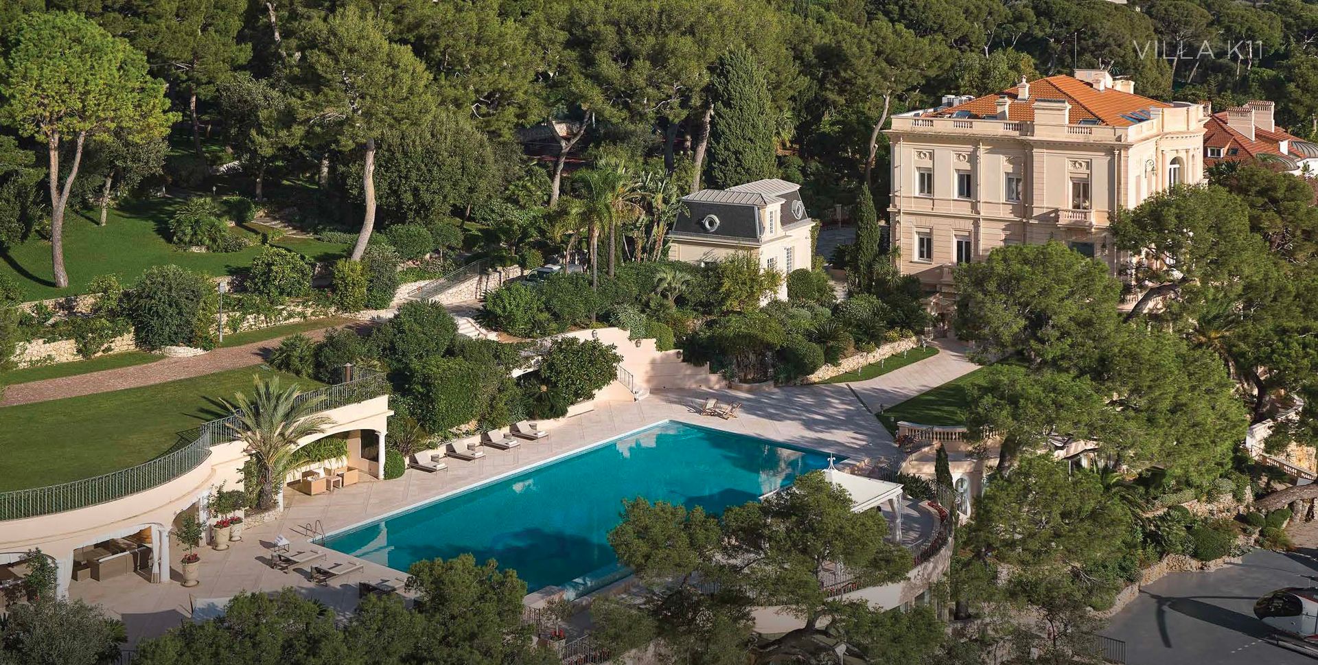 Villas in the gated estate of Cap Martin