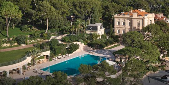 Villaer i inngjerdet eiendom til Cap Martin