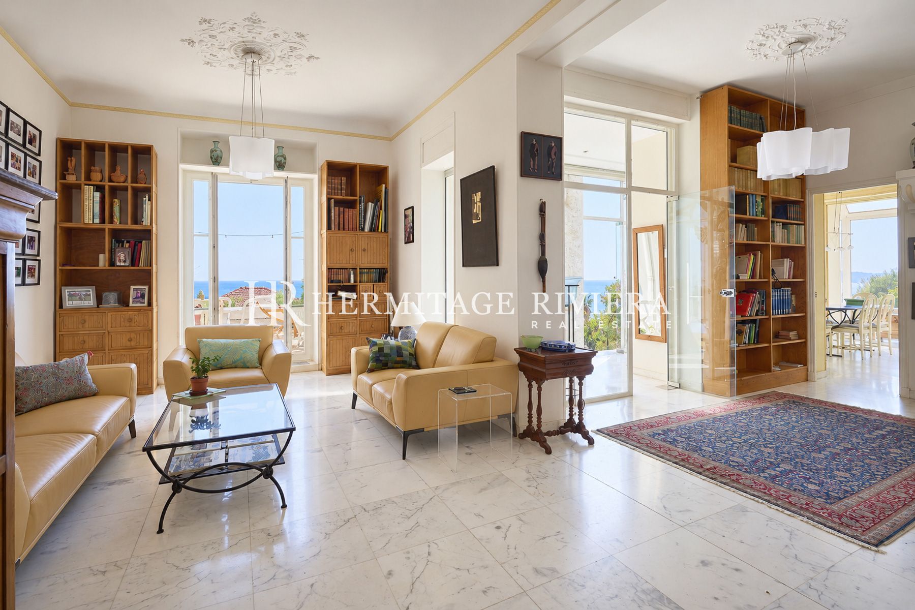Villa i Cap-d'Ail Tæt på strandpromenaden og Monaco - Rolig beliggenhed med havudsigt (billede 12)