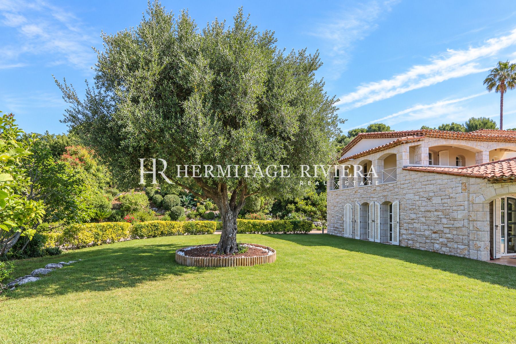 Villa i La Colle-sur-Loup Privat eiendom - Havutsikt - Flat hage - Basseng  (bilde 5)