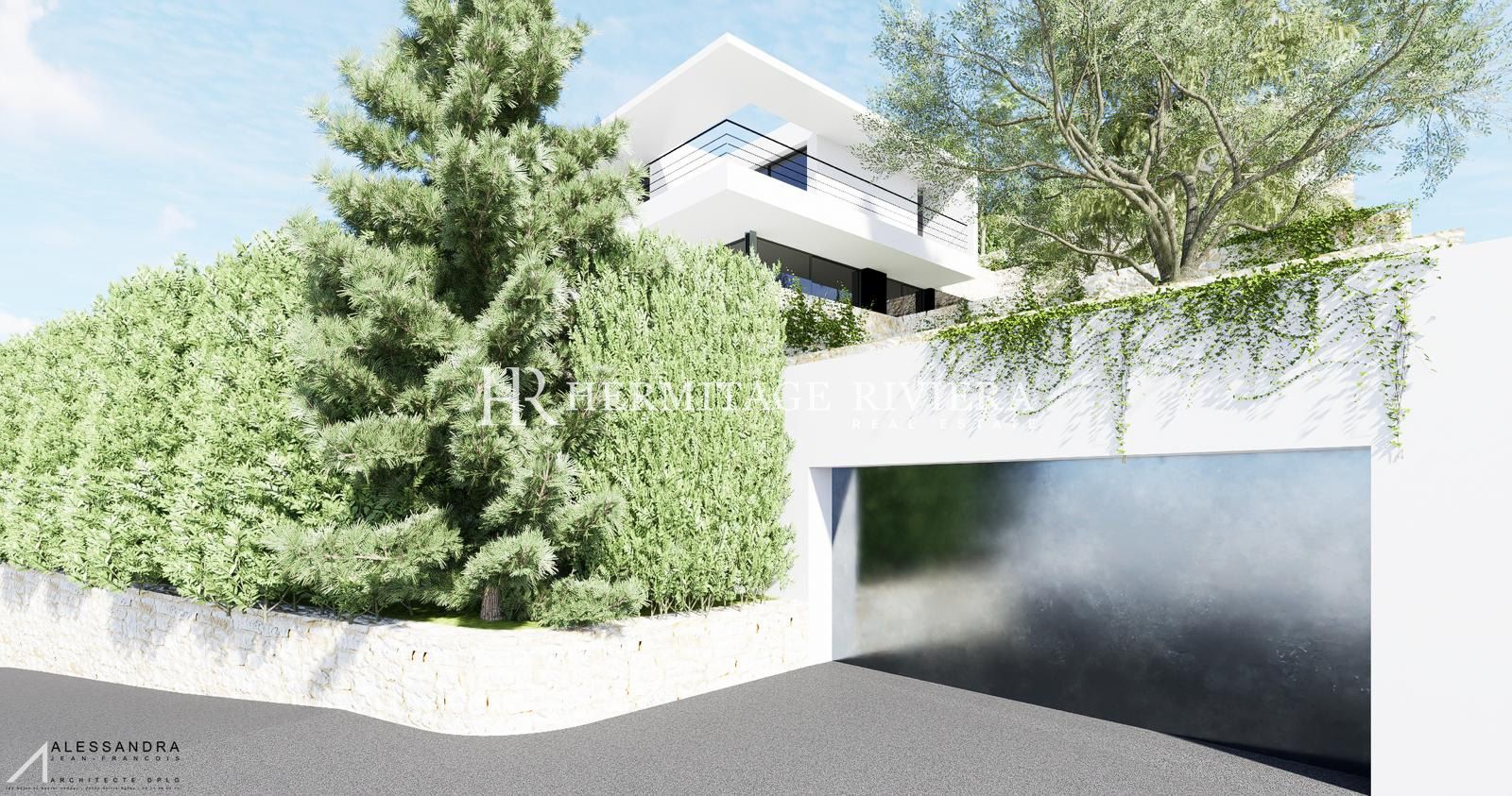 现代别墅项目 - 泳池 - 海景 (图片 7)