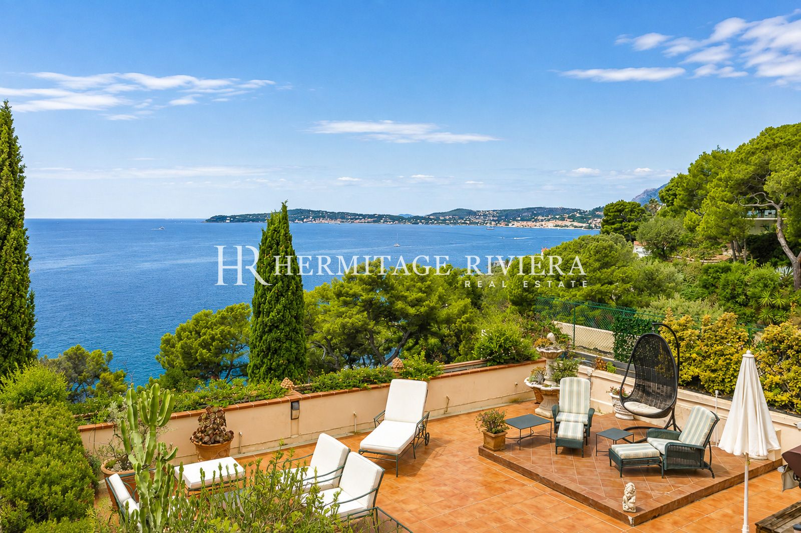 Terrase d'un penthouse à vendre à Cap-d'Ail