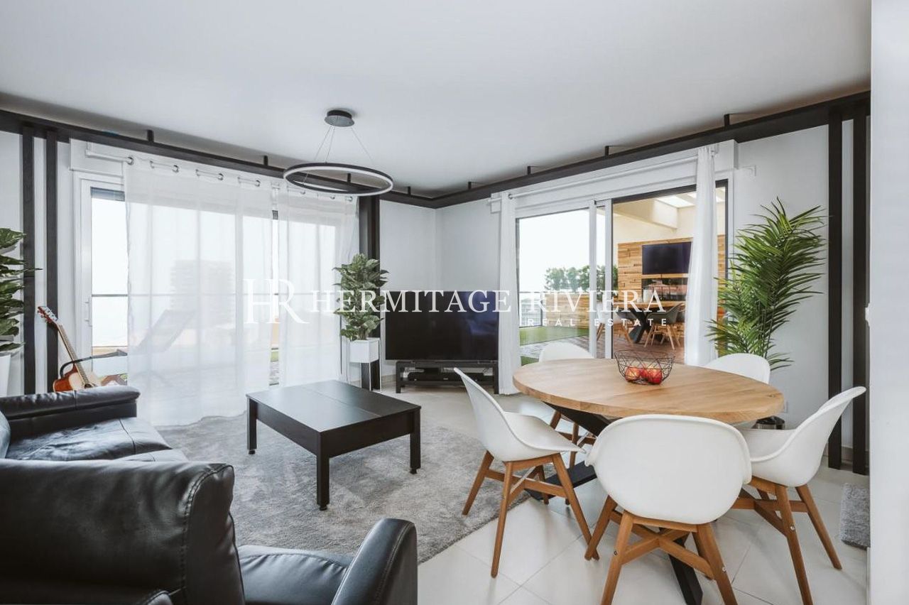 2 bedroom apartment - Immense terrace - View Monaco - Pool (image 9)
