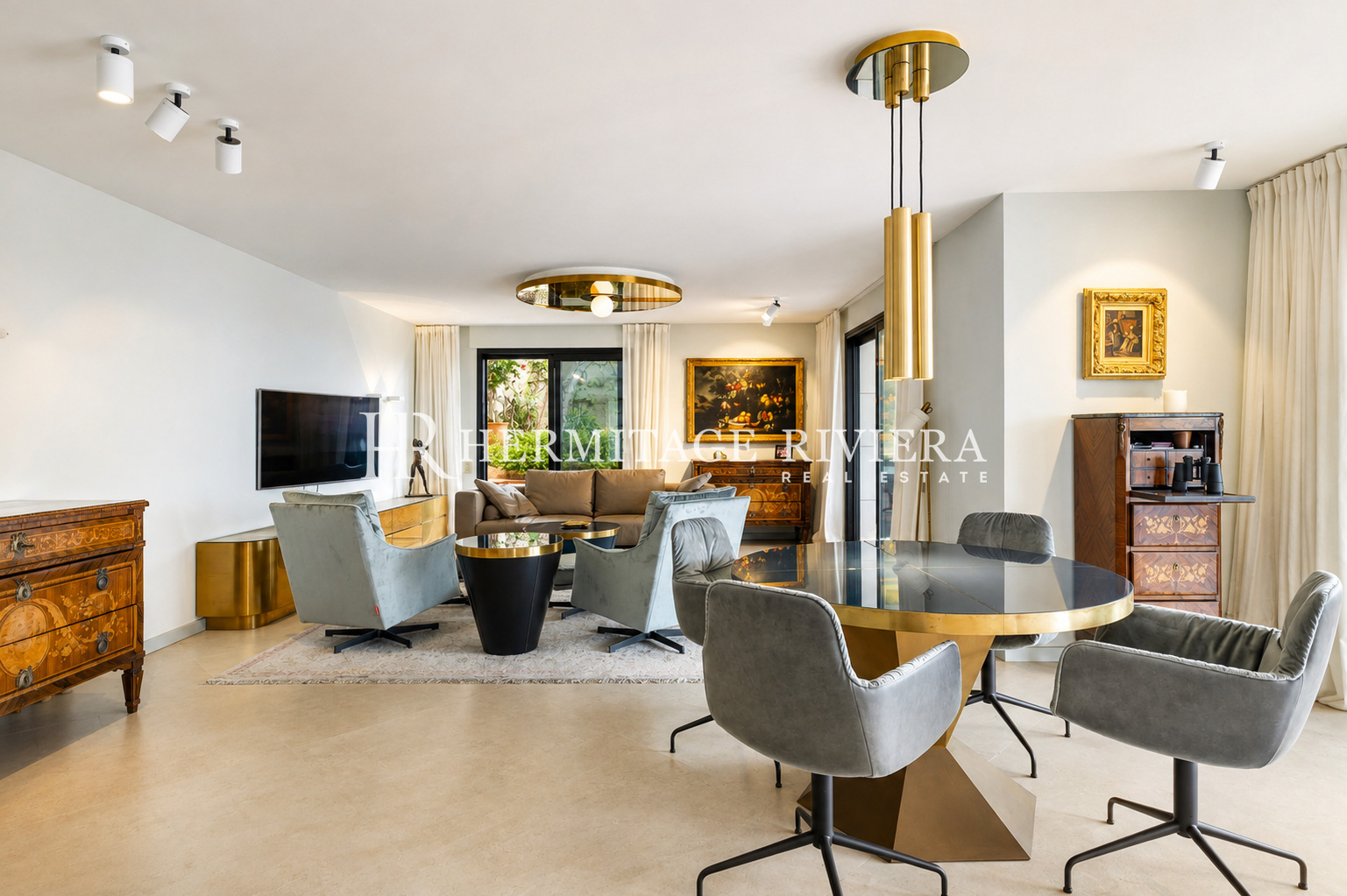 Vue mer d'un penthouse à vendre à Cap-d'Ail