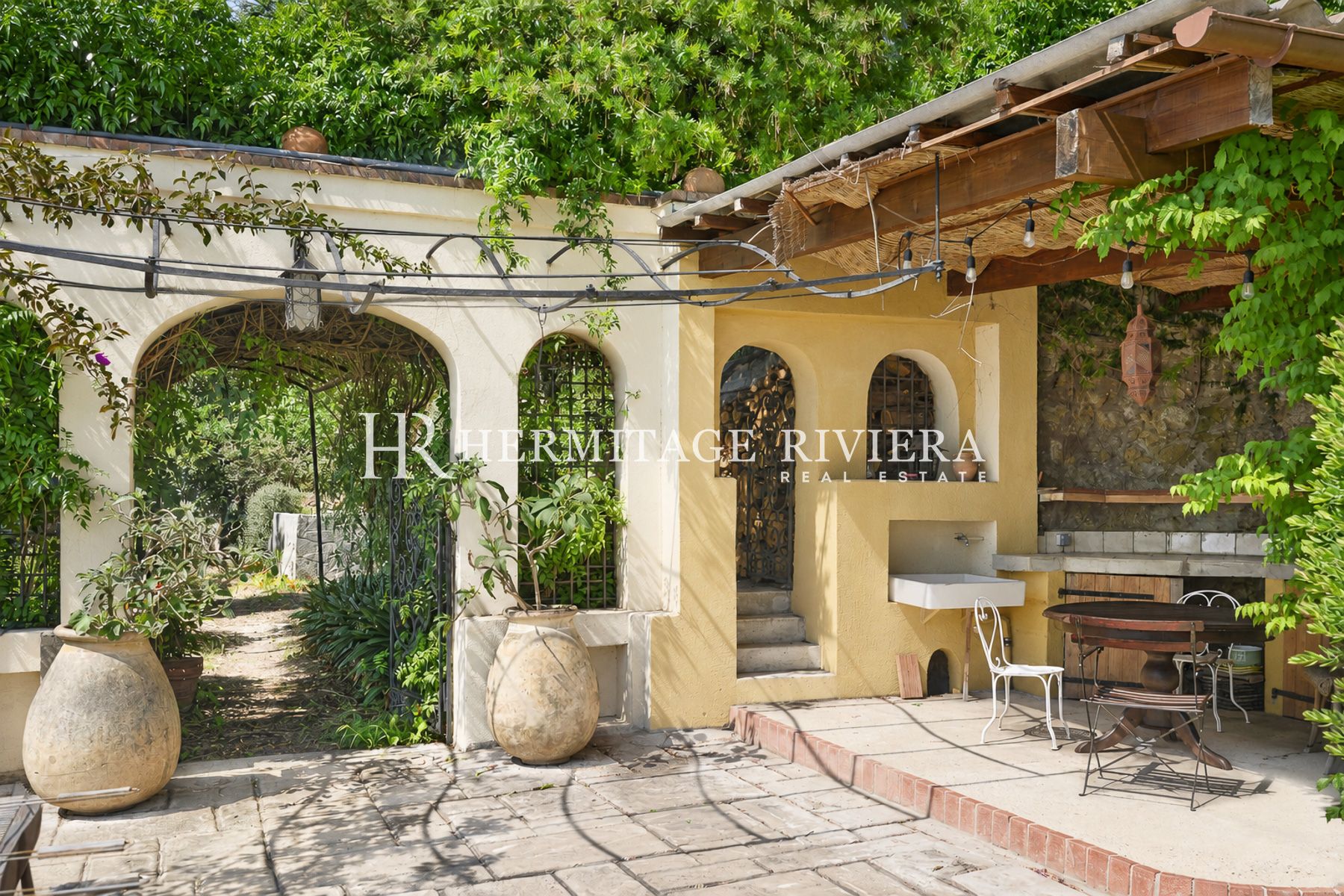 Villa i Menton Garavan Belle Epoque villa - Rolig - Havudsigt panoramaudsigt (billede 10)