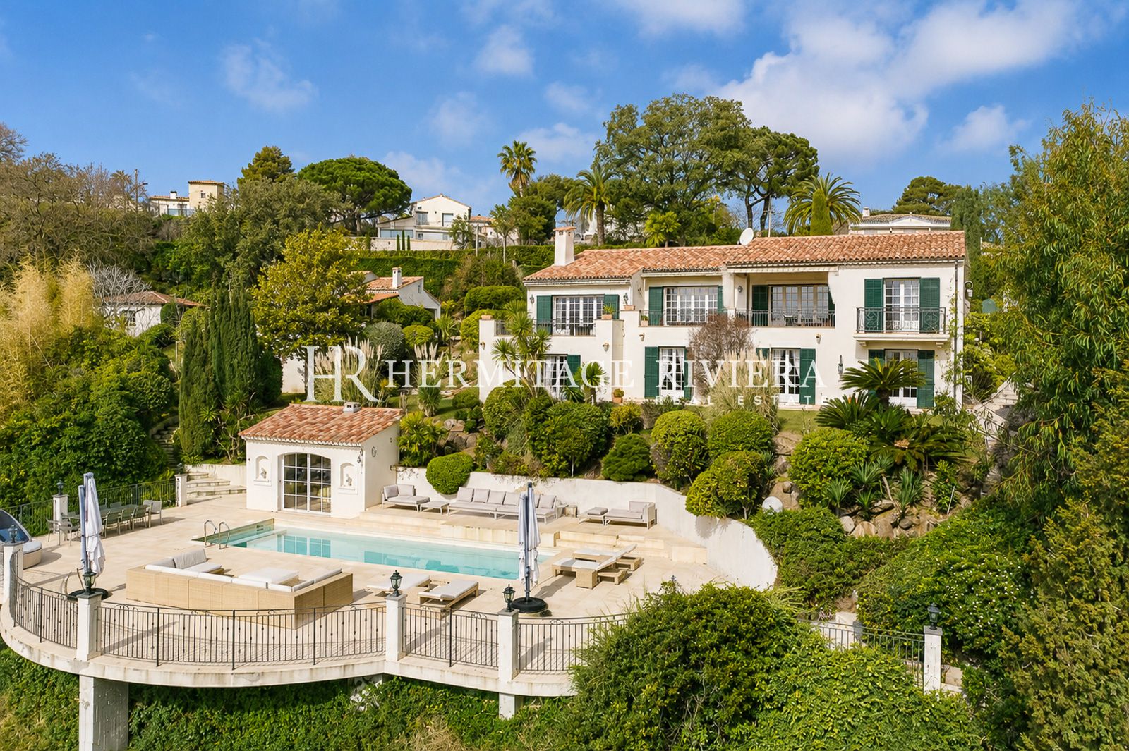 Villa i Cannes, Super Cannes Rolig - Havutsikt - Basseng - Gjestgiveri - Garasje (bilde 23)