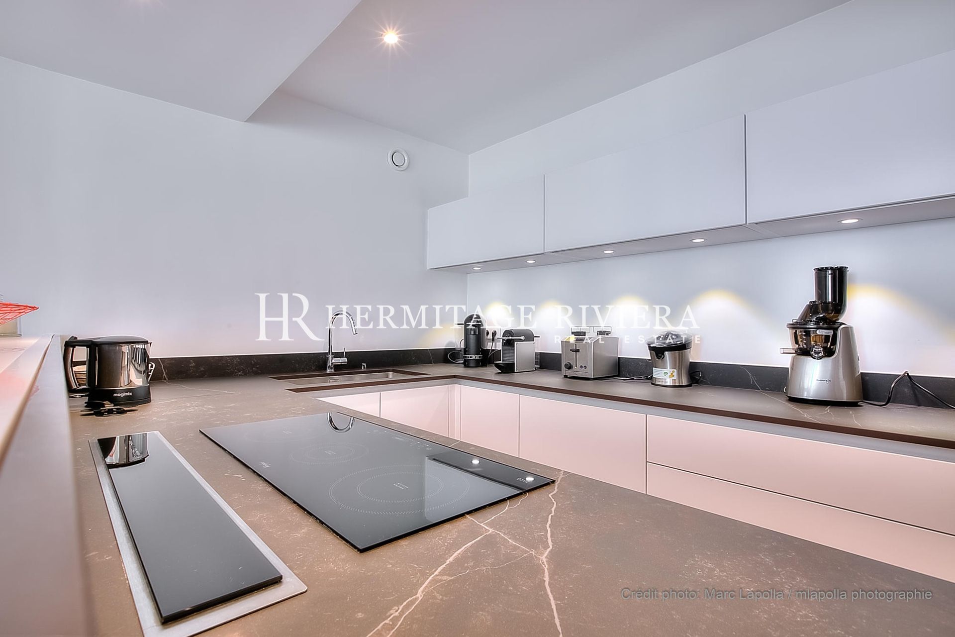 3 værelses lejlighed - Residence Relais de le Reine - Terrasse - Havudsigt (billede 12)