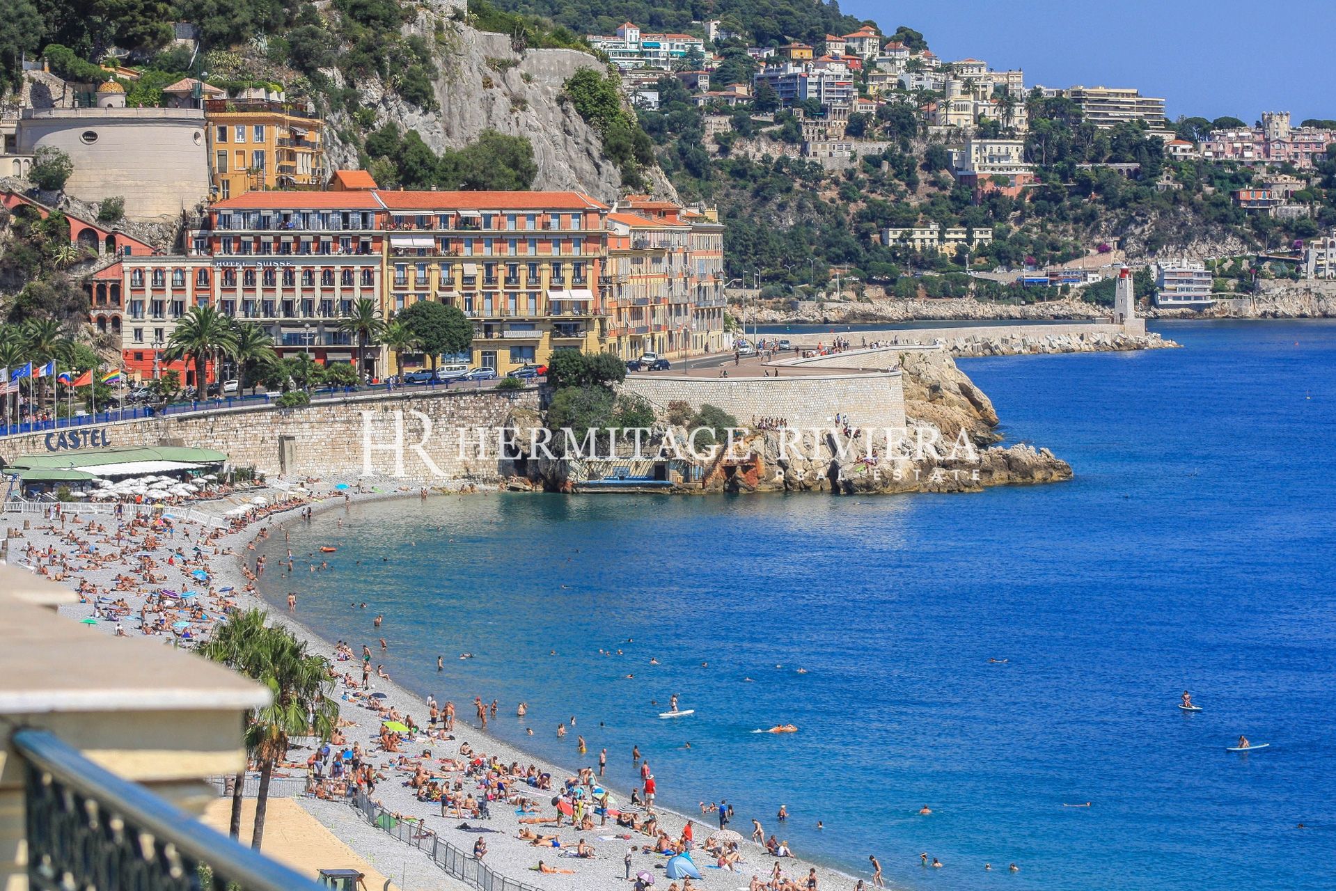 Penthouse i Nice, Quai des Etats-Unis Leilighet med 3 soverom - Leilighet ved vannkanten - Terrasse (bilde 2)