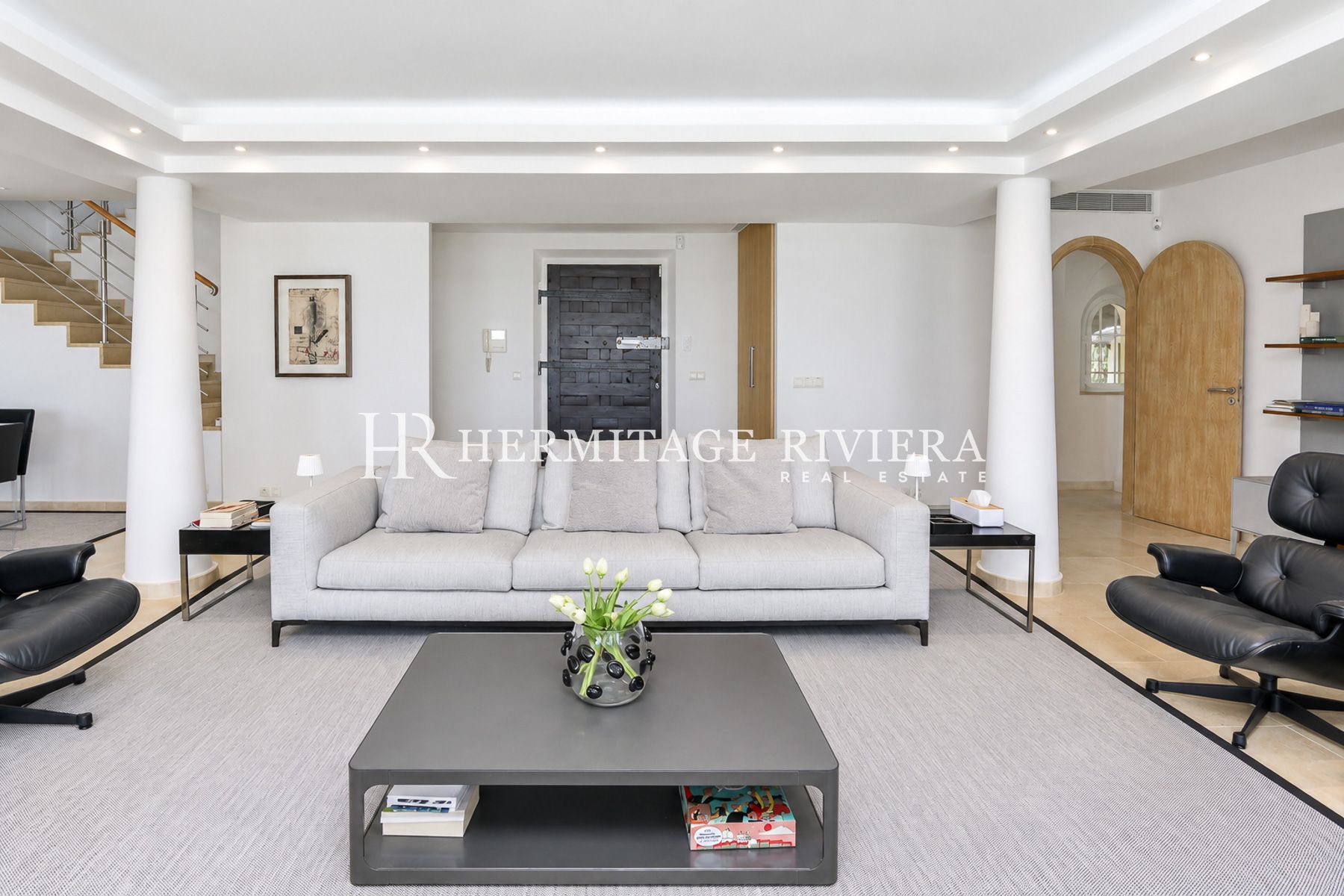 Villa i La Colle-sur-Loup Privat eiendom - Havutsikt - Flat hage - Basseng  (bilde 15)