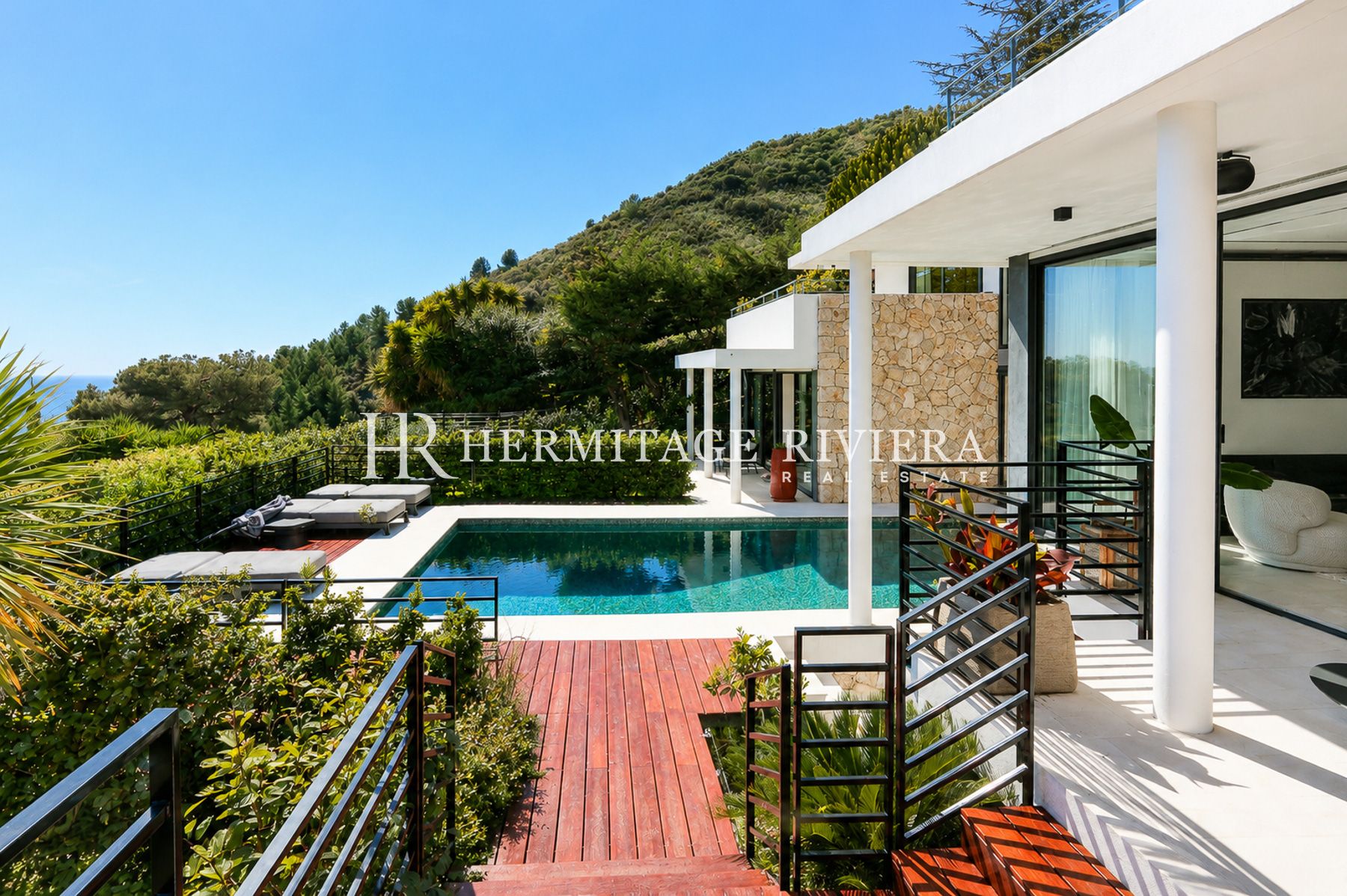 Villa i Saint-Laurent-d'Eze Moderne villa tæt på Monaco (billede 27)