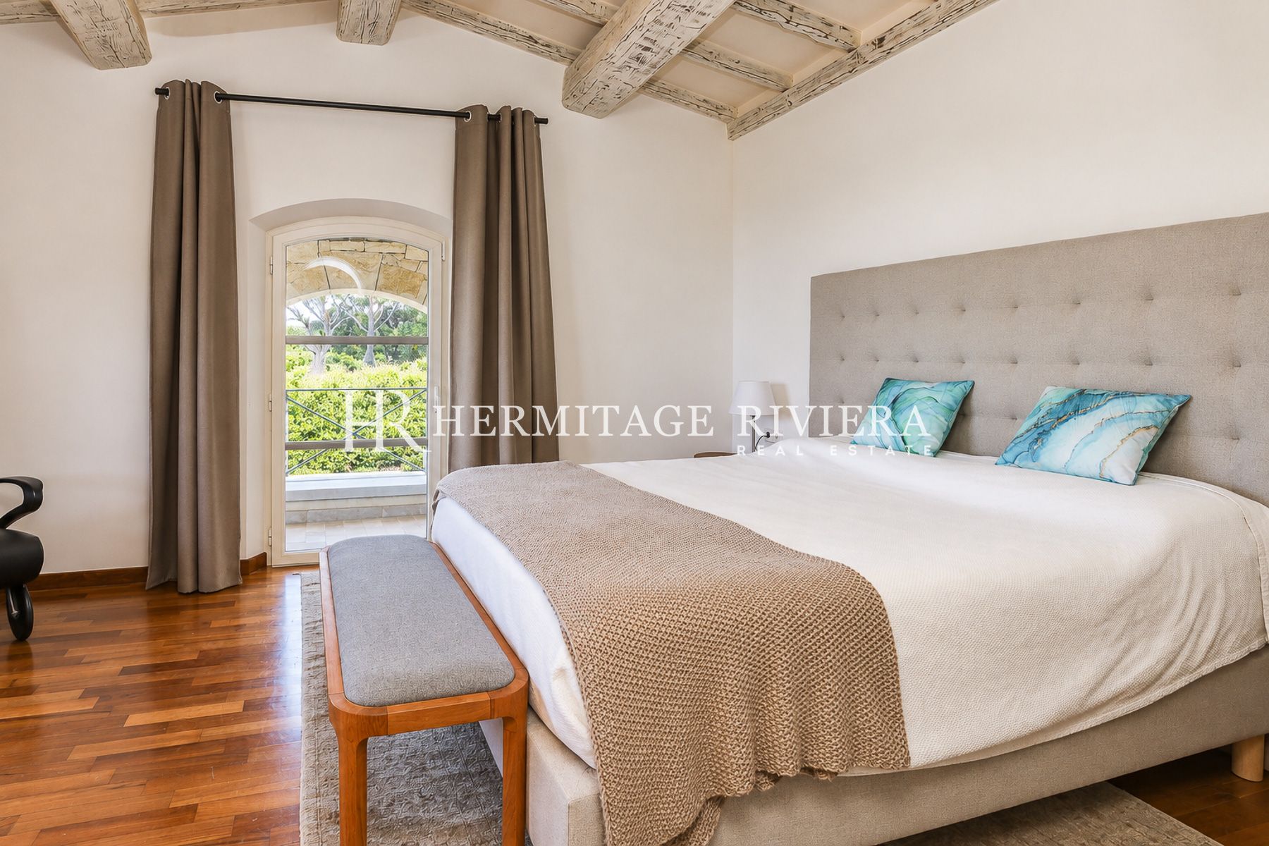 Villa i La Colle-sur-Loup Privat eiendom - Havutsikt - Flat hage - Basseng  (bilde 30)