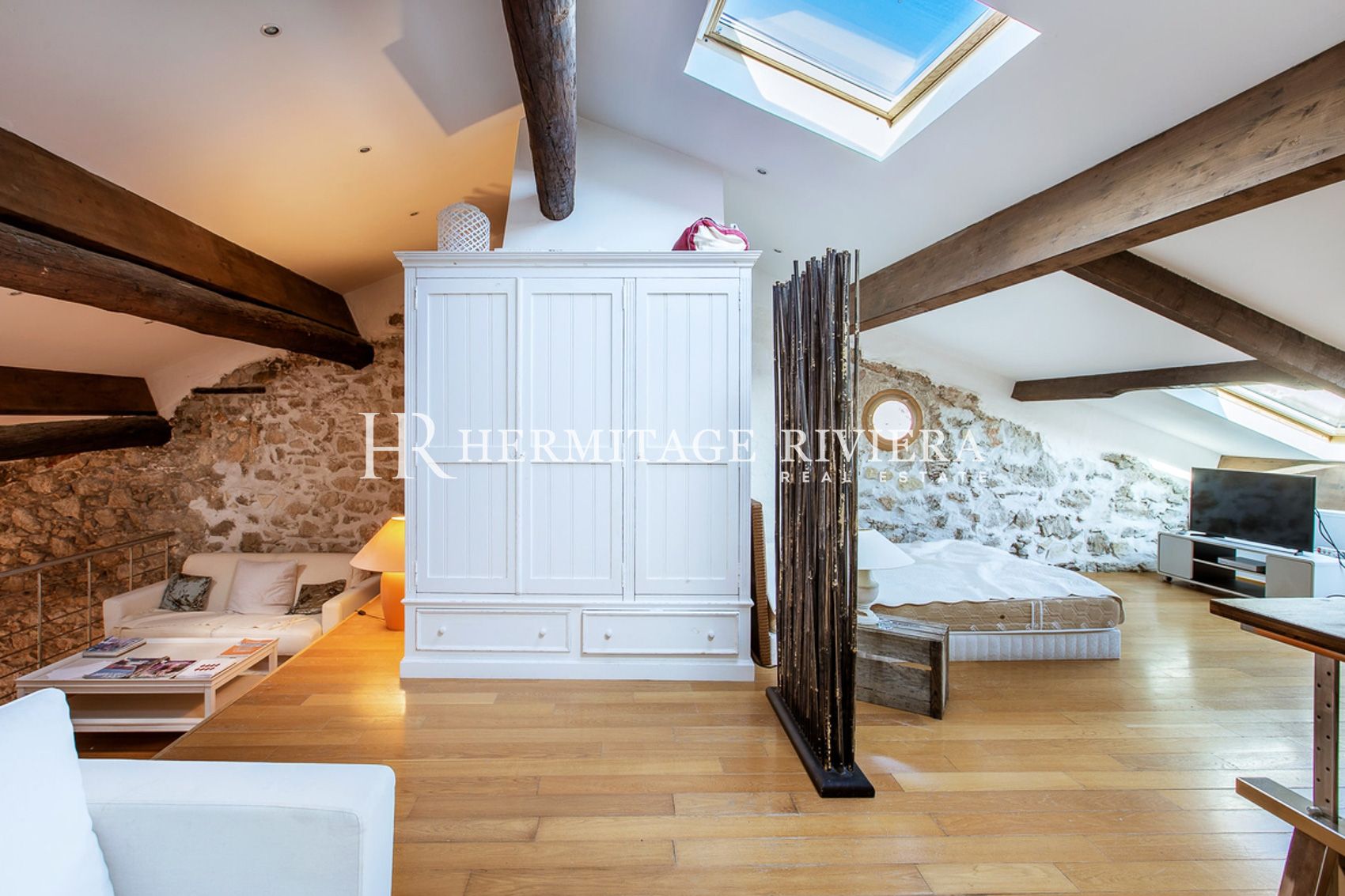 Takvåning i Villefranche-sur-Mer Loft - 2 sovrum - Översta våningen (bild 12)