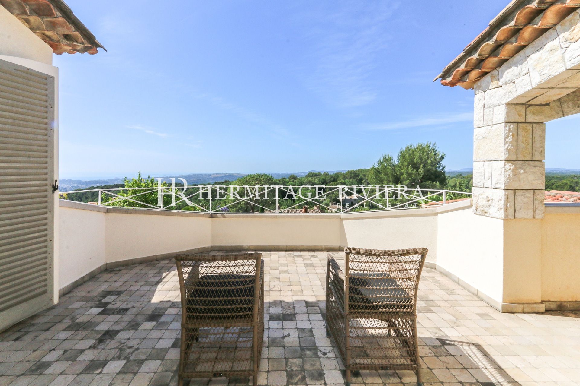 Villa i Saint-Paul-de-Vence Privat ejendom - Havudsigt - Flad have - Pool  (billede 31)