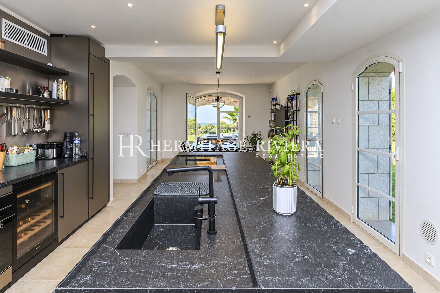 Villa i La Colle-sur-Loup Privat eiendom - Havutsikt - Flat hage - Basseng  (bilde 11)