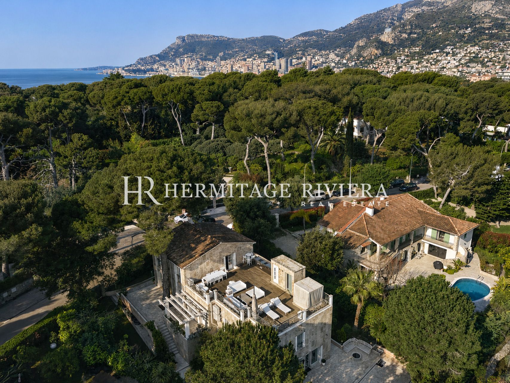façade of villa for sale in Cap-Martin