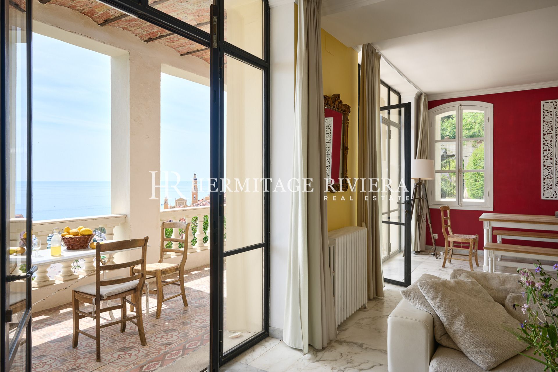 Villa i Menton Garavan Belle Epoque villa - rolig - Havudsigt panoramaudsigt (billede 17)
