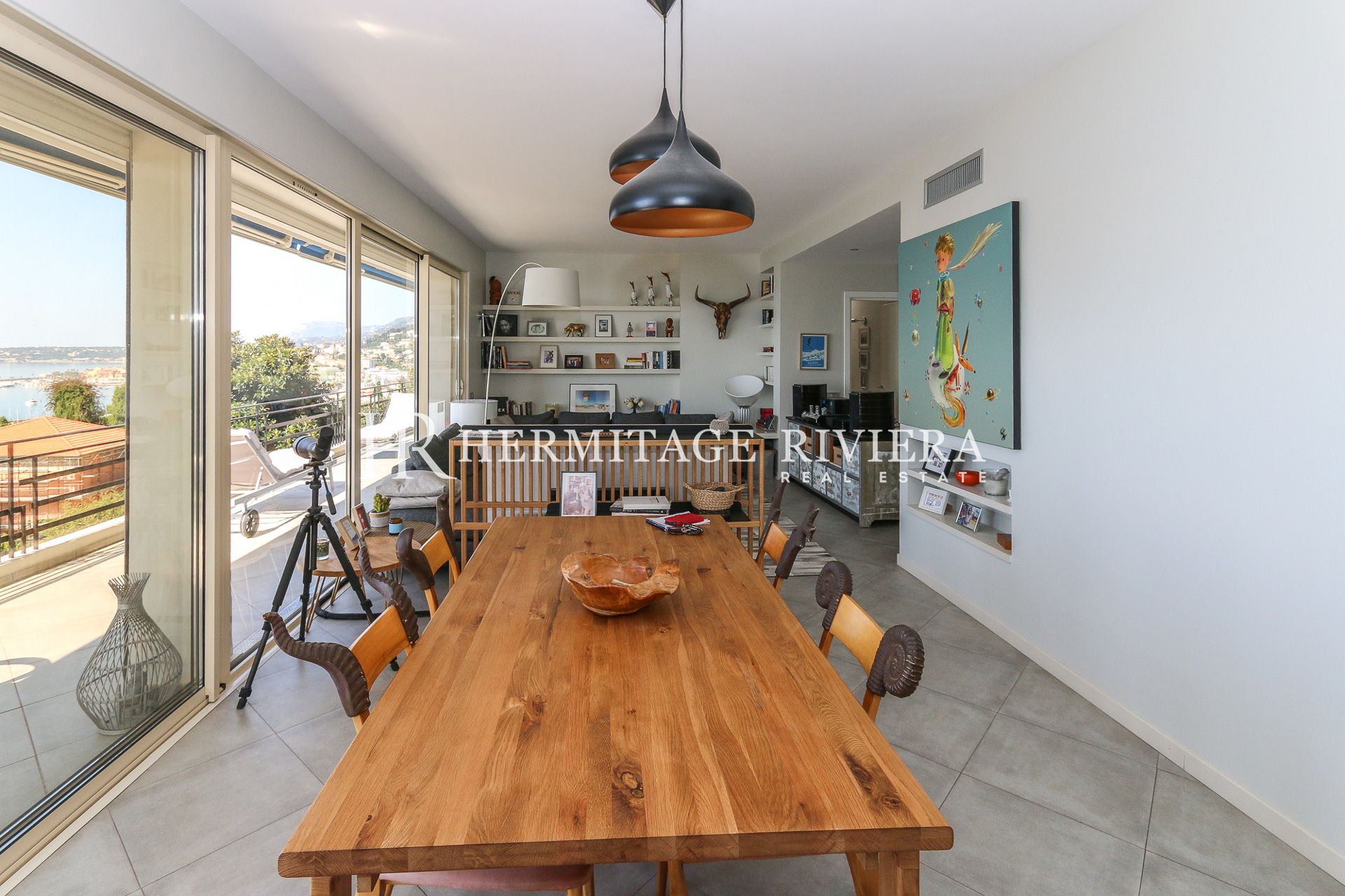 Penthouse i Menton Garavan Penthouse - Tæt på strandpromenaden - Havudsigt (billede 10)