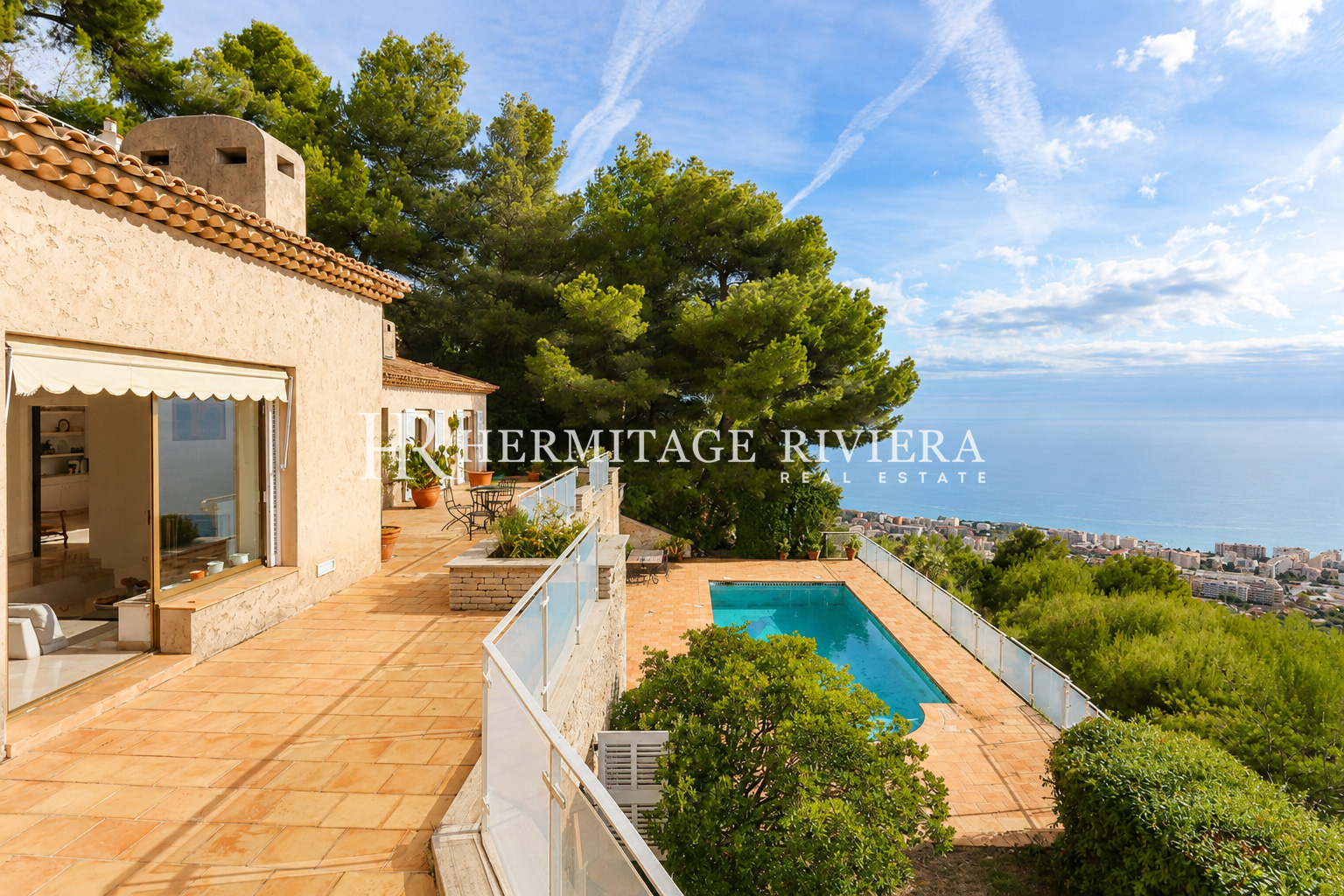 Villa i Roquebrune-Cap-Martin Provencalsk villa - panoramaudsigt over havet - tæt på Monaco (billede 12)