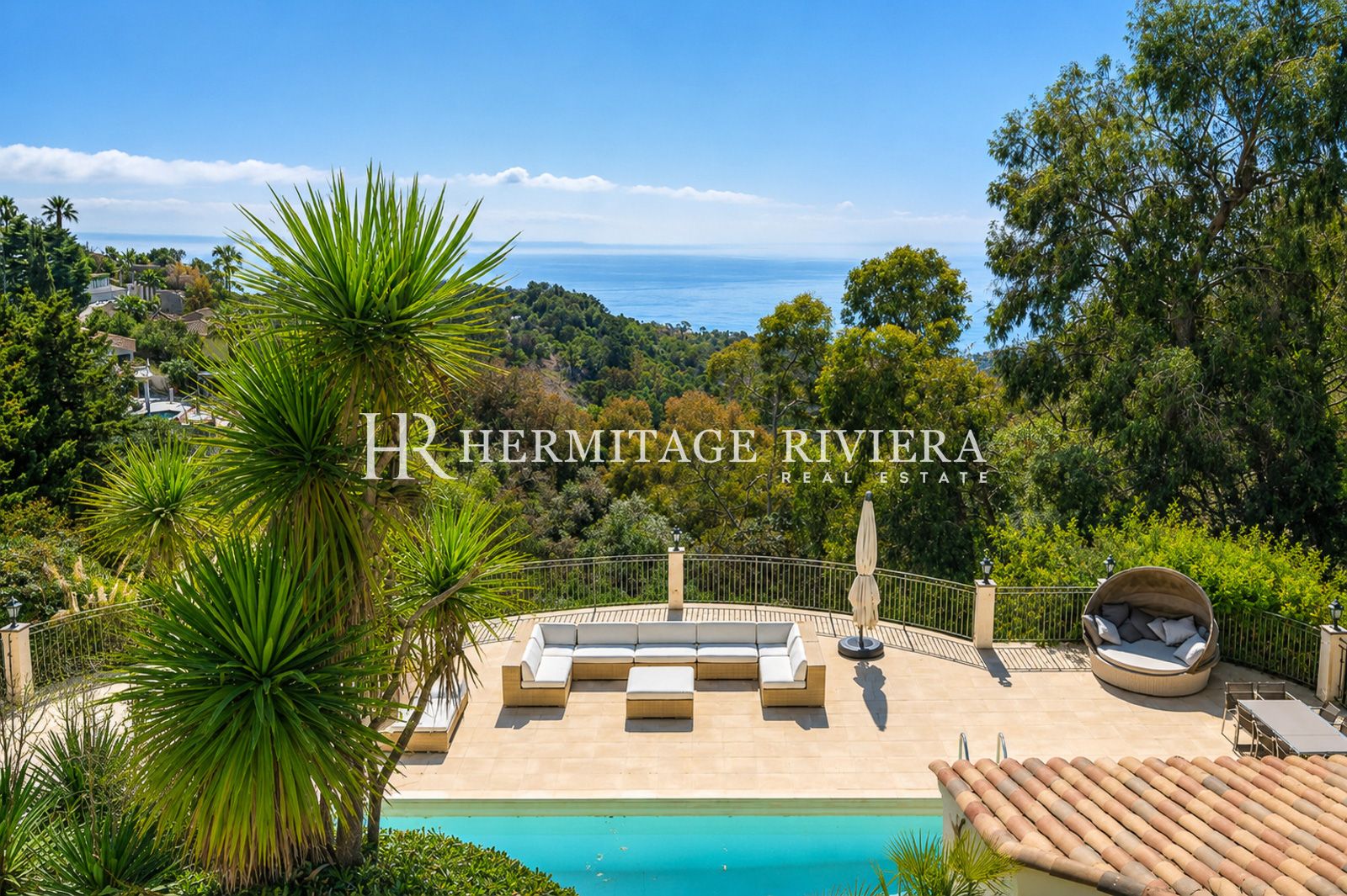 Villa i Cannes, Super Cannes Rolig - Havutsikt - Basseng - Gjestgiveri - Garasje (bilde 7)