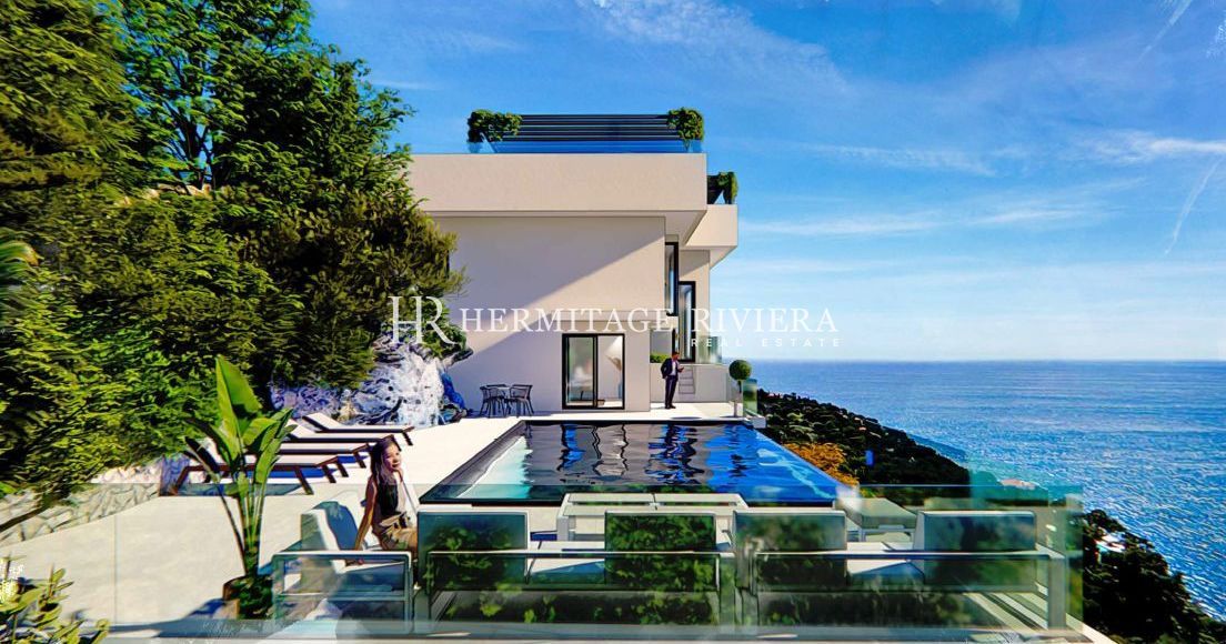 Villa contemporaine - A rénover - Pool - Vue sur Monaco (image 3)
