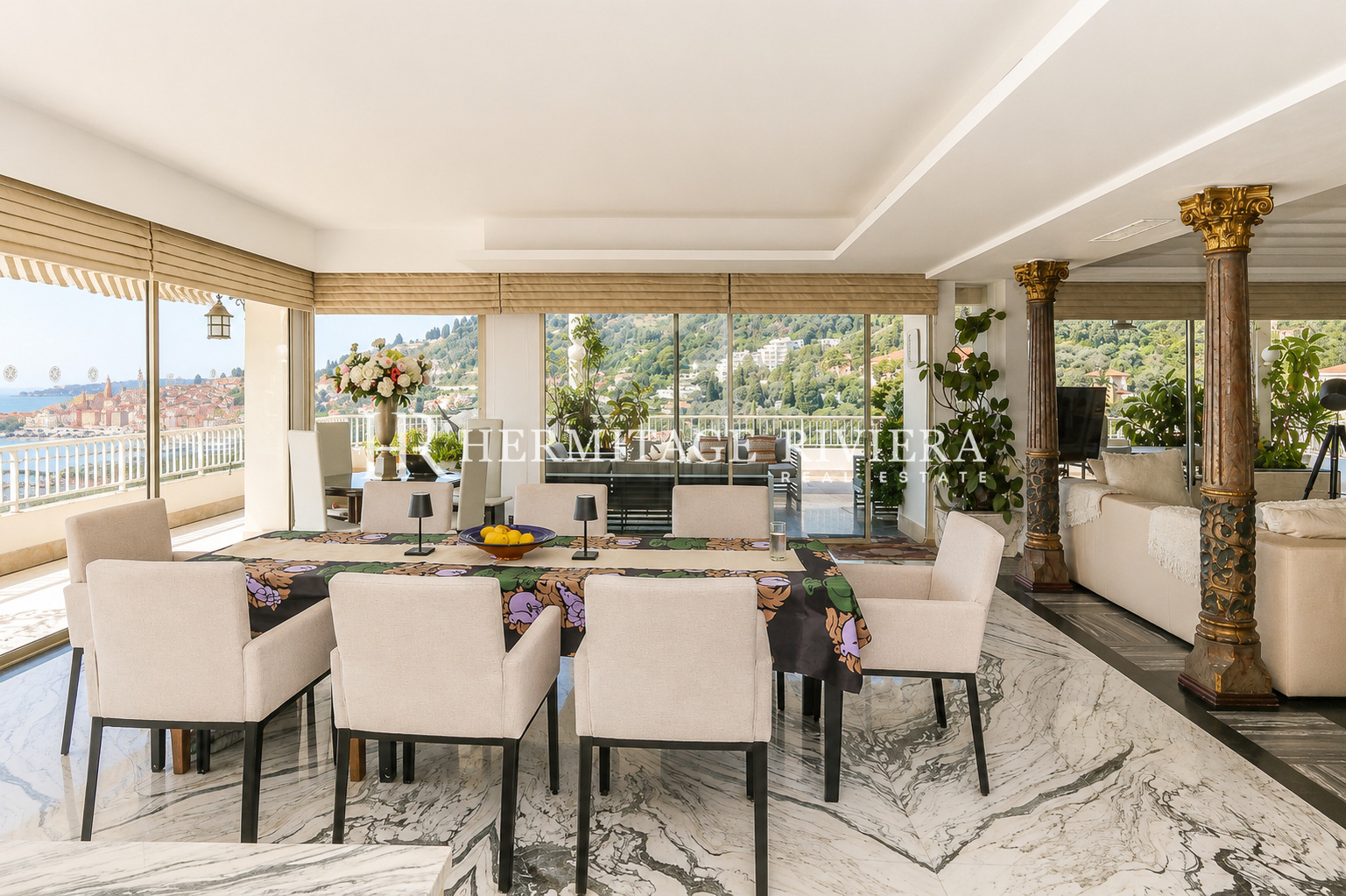 Penthouse in Menton Garavan Penthouse - Breathtaking panoramic sea views - Terrace  (image 11)