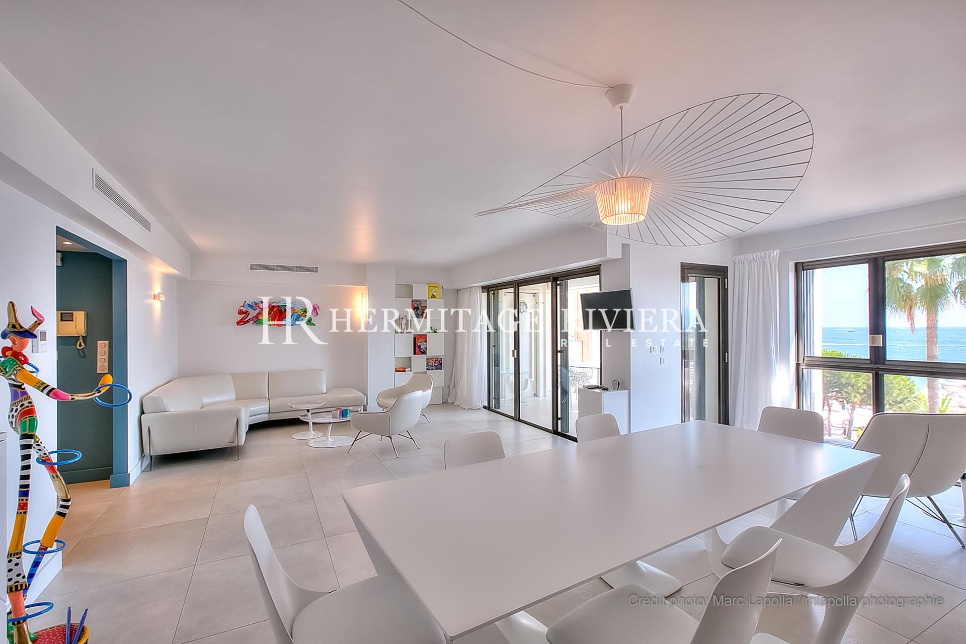 3 værelses lejlighed - Residence Relais de le Reine - Terrasse - Havudsigt (billede 9)