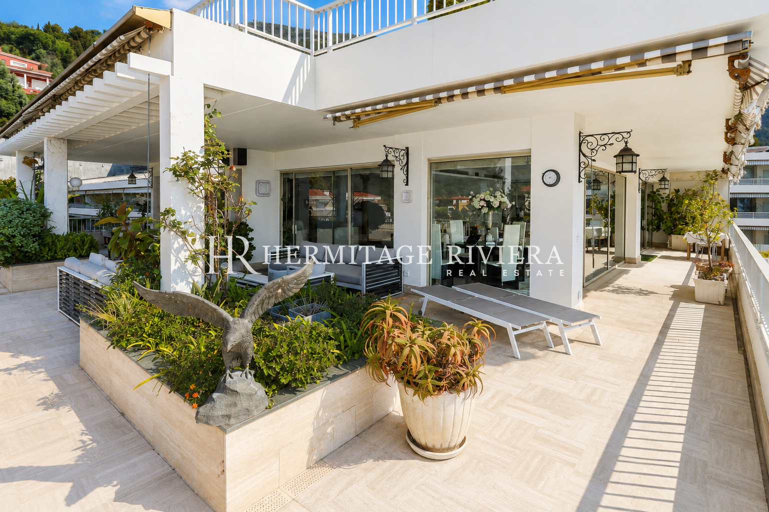 Penthouse in Menton Garavan Penthouse - Breathtaking panoramic sea views - Terrace  (image 6)