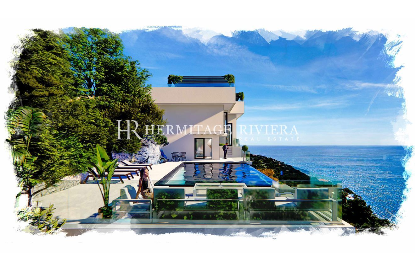 Moderne Villa – Zu renovieren – Pool – Blick auf Monaco (bild 3)