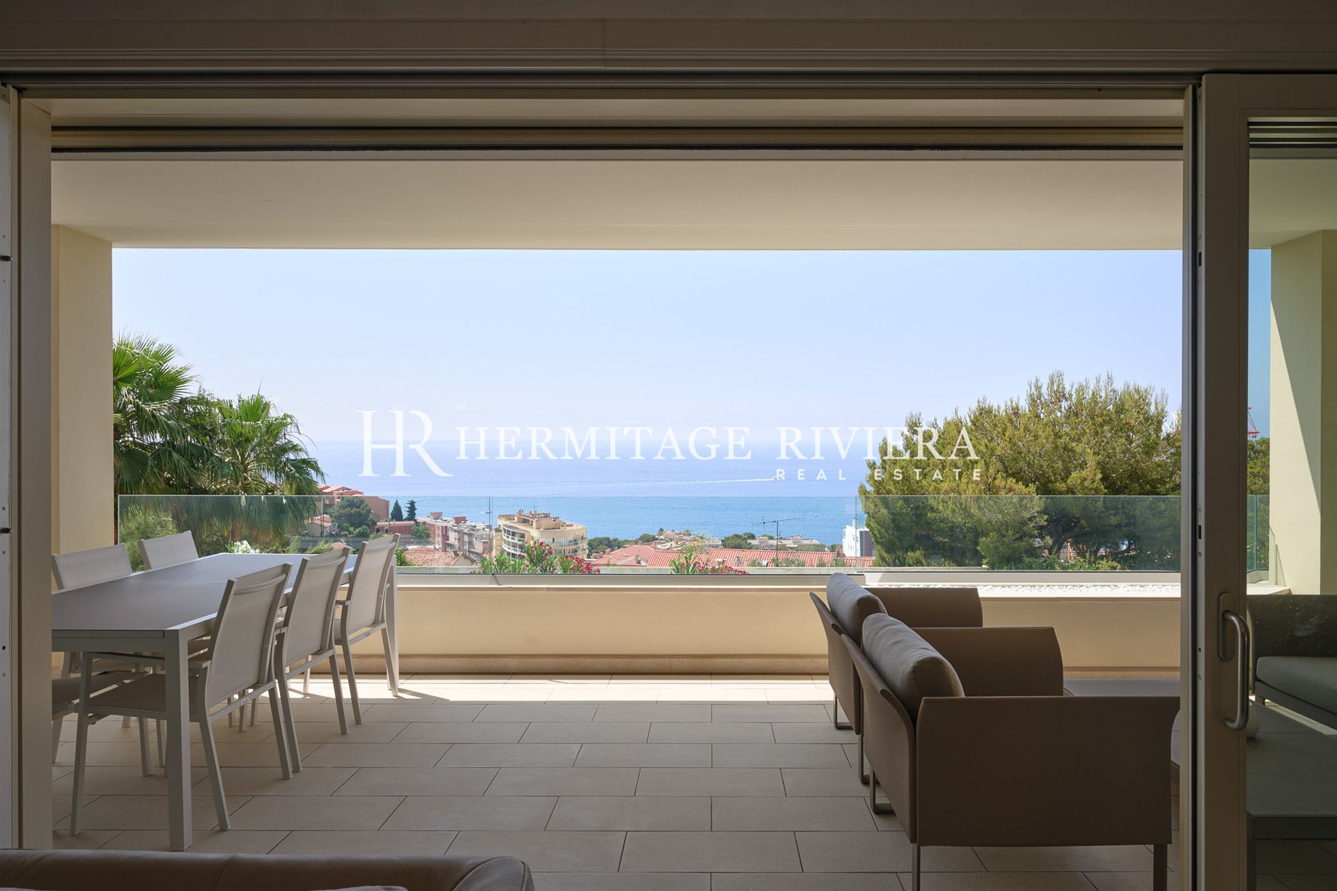 Владение из двух современных вилл - Вид на море - Бассейн (изображение 7)