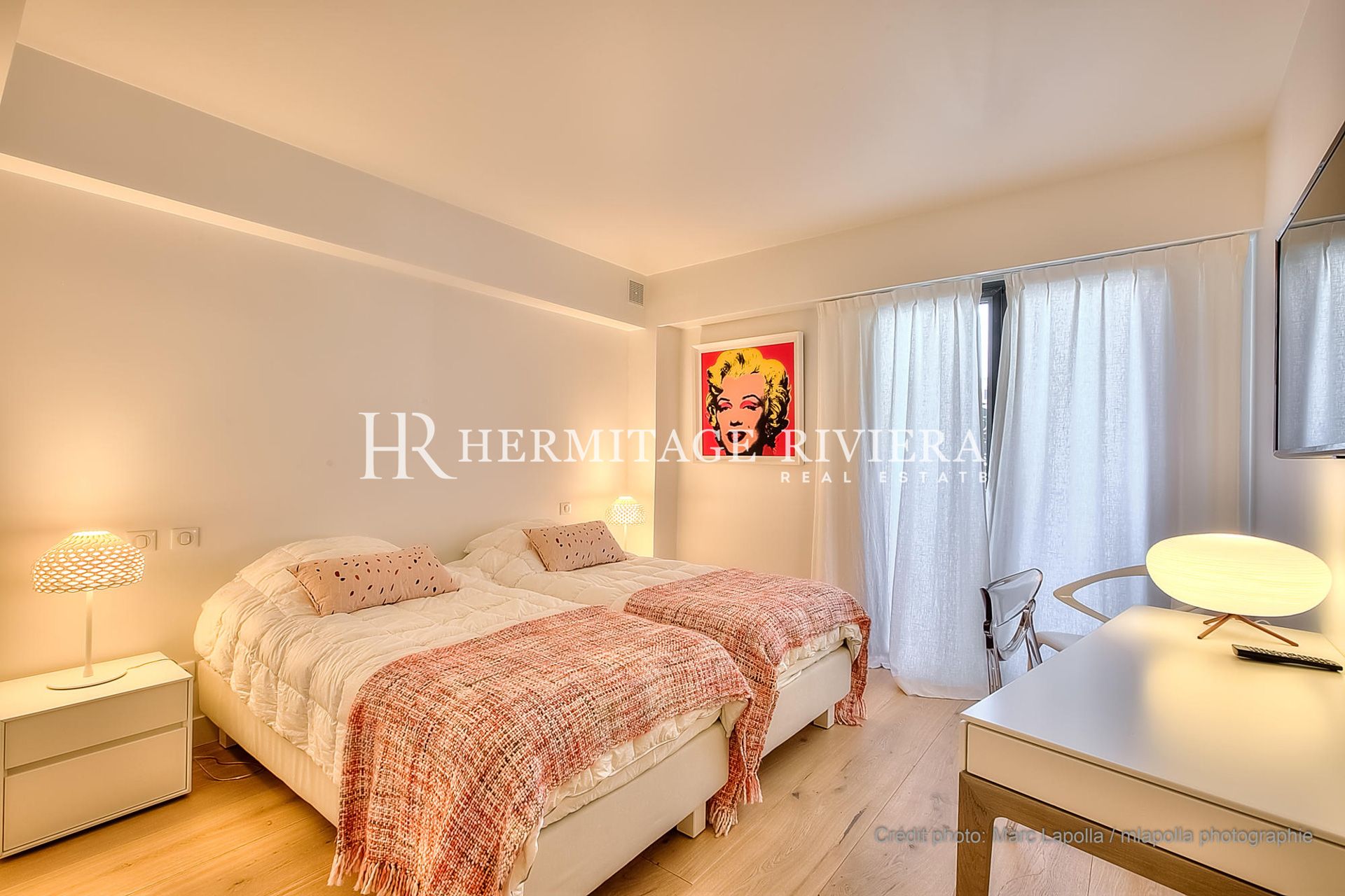 3 værelses lejlighed - Residence Relais de le Reine - Terrasse - Havudsigt (billede 18)