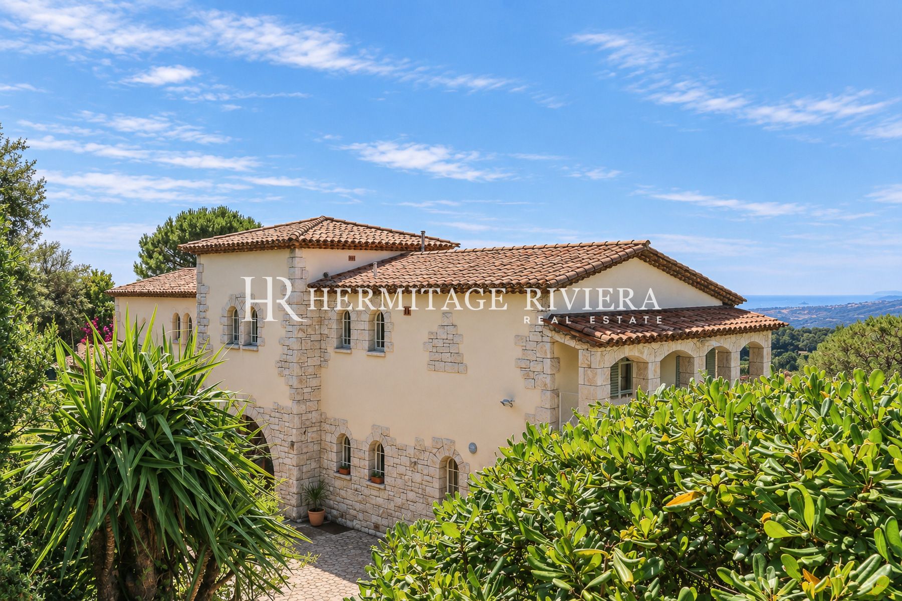 Villa i La Colle-sur-Loup Privat eiendom - Havutsikt - Flat hage - Basseng  (bilde 32)