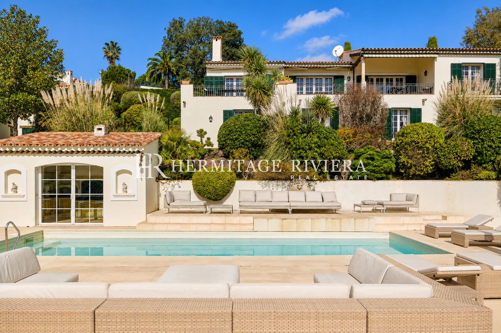 Villa i Cannes, Super Cannes Rolig - Havutsikt - Basseng - Gjestgiveri - Garasje (bilde 5)