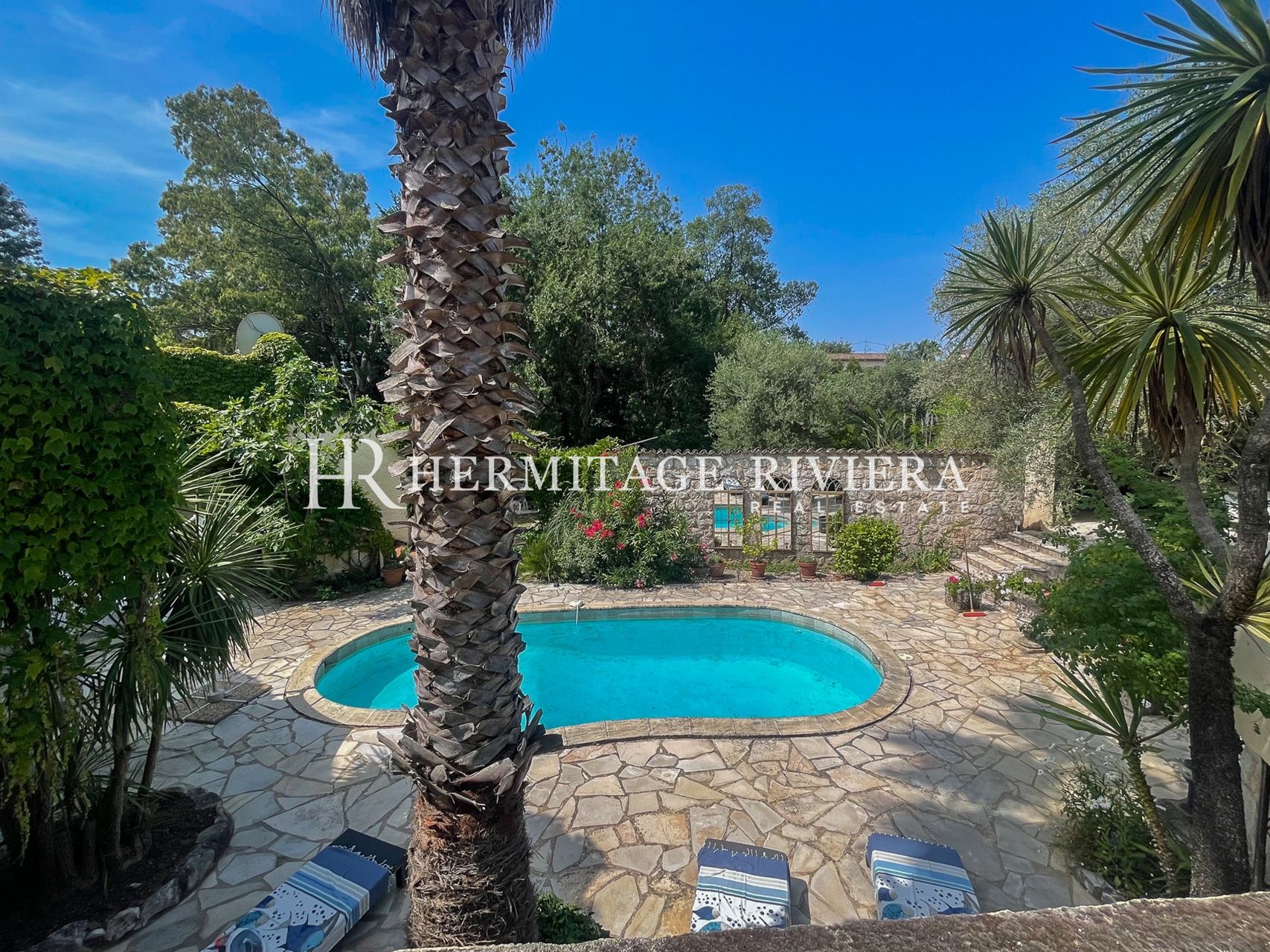 Villa i Vence Rummeligt hjem på rolig, flad og stor grund (billede 31)